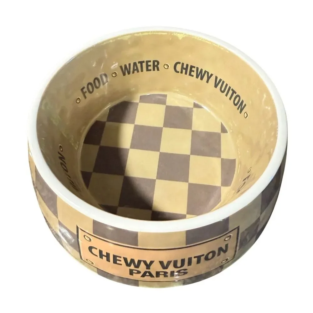 Chewy Vuitton Medium Bowl